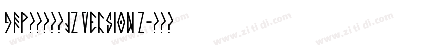 DFP極太楷書体J2 Version 2字体转换